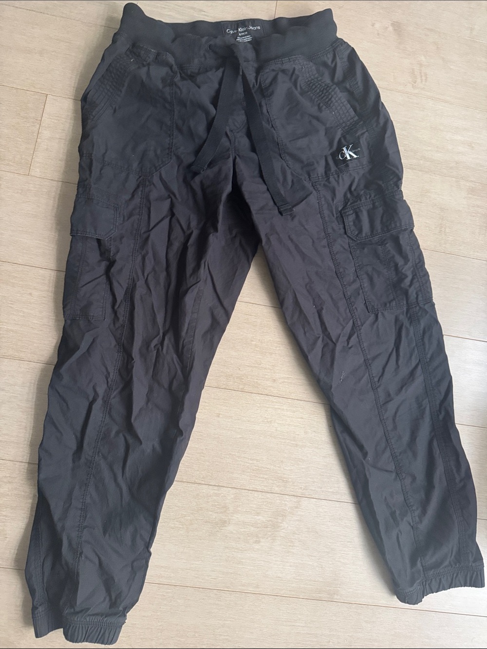 Calvin Klein Black Women Cargo Pants